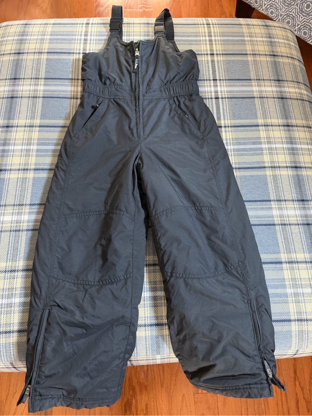 LL Bean kids ski bib